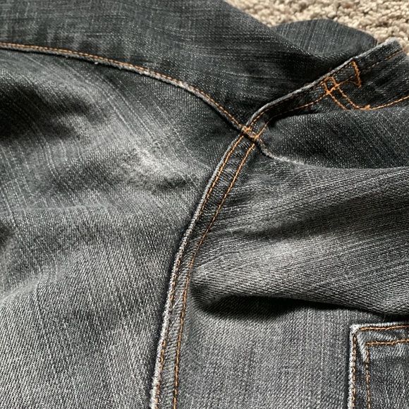 7 for All Mankind Bootcut Black Wash Jeans - Picture 5 of 12